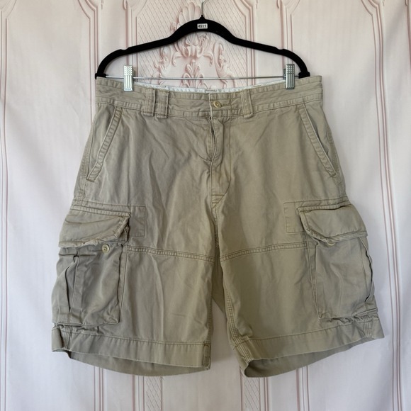 Polo Ralph Lauren Other - Polo Ralph Lauren Mens Size 34 Khaki Beige Classic Chino Cargo Shorts Utility